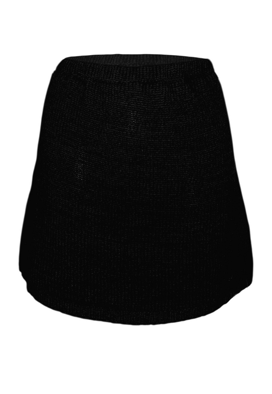 ONYX HISSY KNIT MINI SKIRT - S HISSY FIT LTD