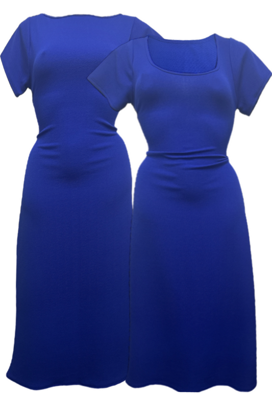 MULTIWAY LUNA CAP SLEEVE CINCH MAXI DRESS - S HISSY FIT LTD