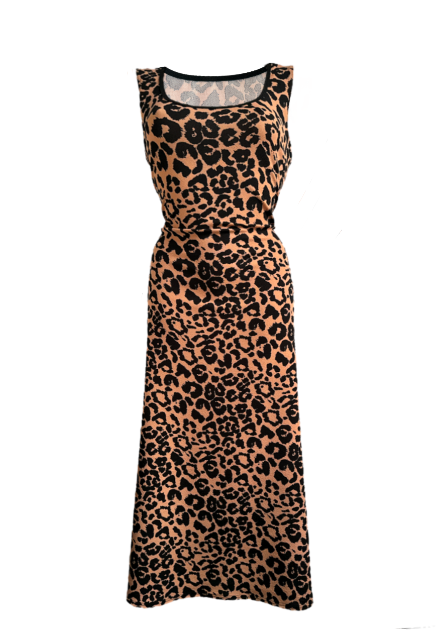 MULTIWAY LEOPARD CINCH MAXI DRESS *PRE-ORDER*