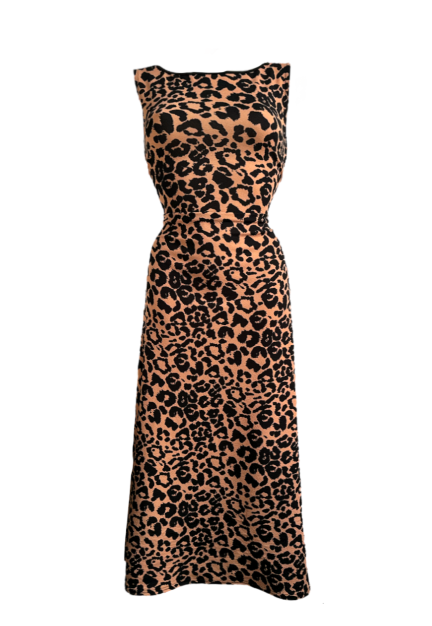 MULTIWAY LEOPARD CINCH MAXI DRESS *PRE-ORDER*