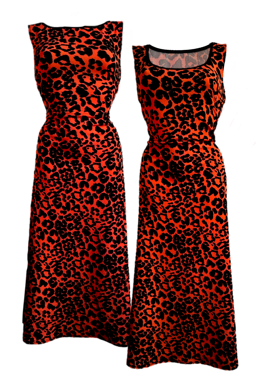 MULTIWAY RED LEOPARD CINCH MAXI DRESS *PRE-ORDER*