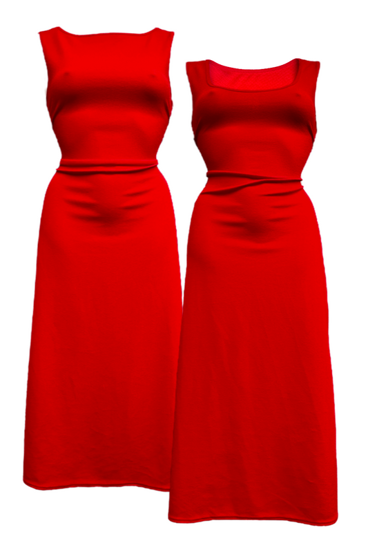 MULTIWAY STRAWBERRY CINCH MAXI DRESS - XS HISSY FIT LTD