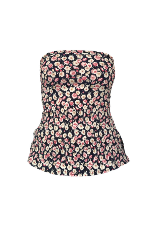 BLOSSOM BANDEAU SPLIT TOP - XS HISSY FIT LTD