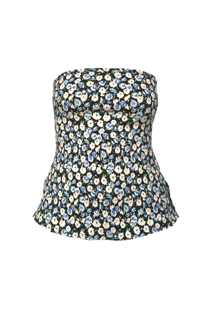 BLOOM BANDEAU SPLIT TOP - XS HISSY FIT LTD