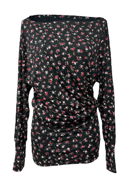 FLORAL SLOUCH DRESS - XS HISSY FIT LTD