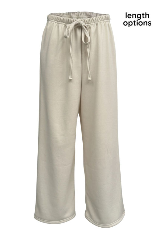 white chocolate soft trousers
