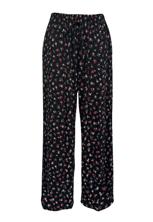 floral soft trousers