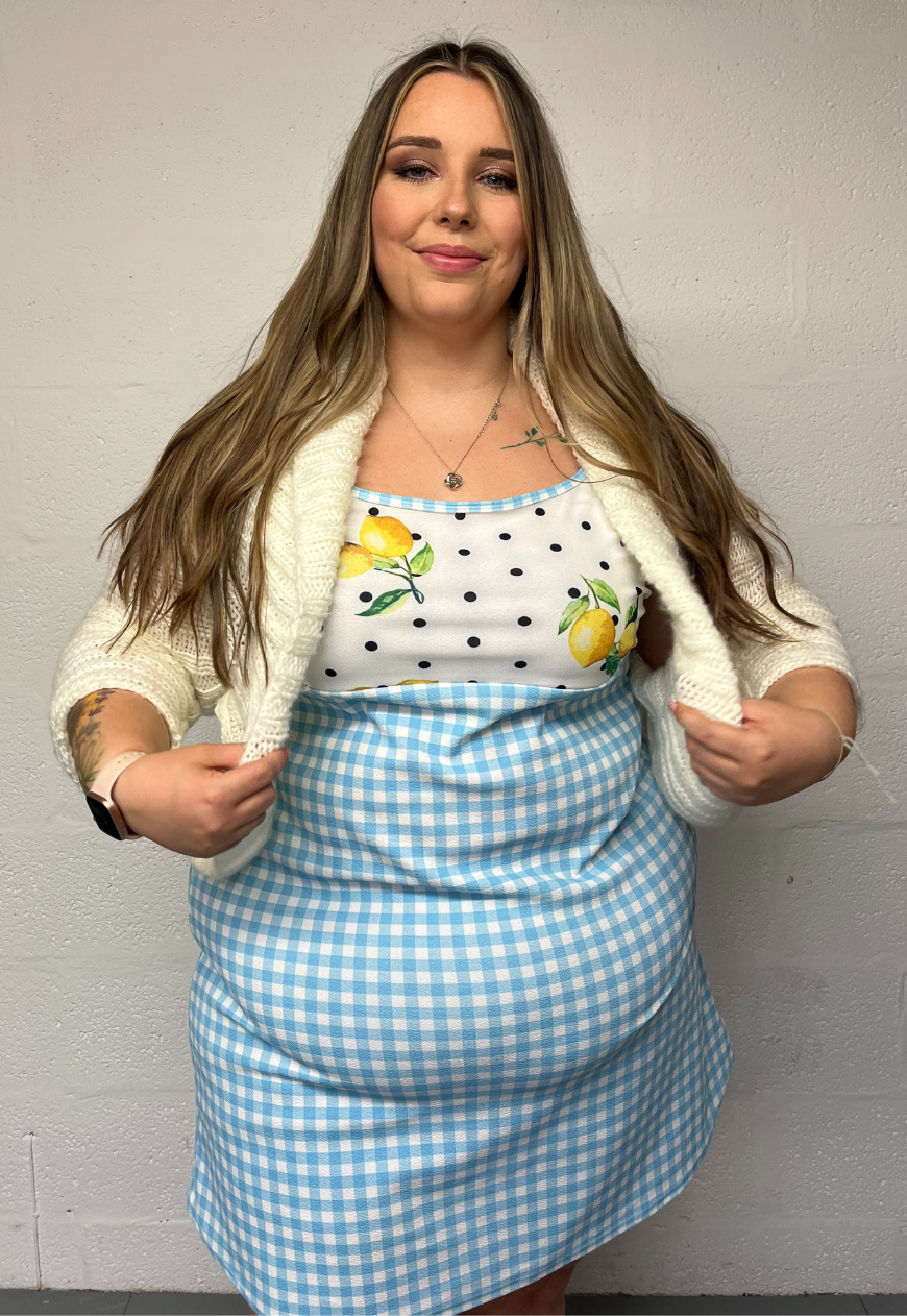 BLUE LEMON PICNIC DRESS - XXS HISSY FIT LTD