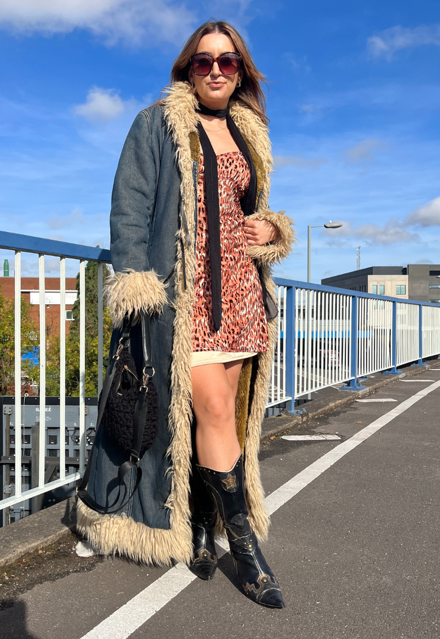 LEOPARD MESH SLIP DRESS - HISSY FIT LTD