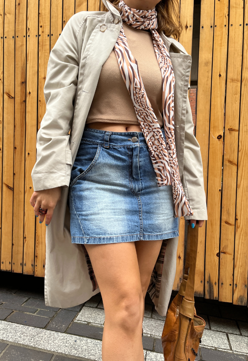 CARAMEL ANIMAL PRINT FLARE CROPPED TOP - 2XS HISSY FIT LTD