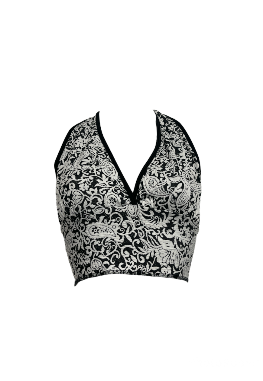 FLORAL HALTER TOP - HISSY FIT LTD