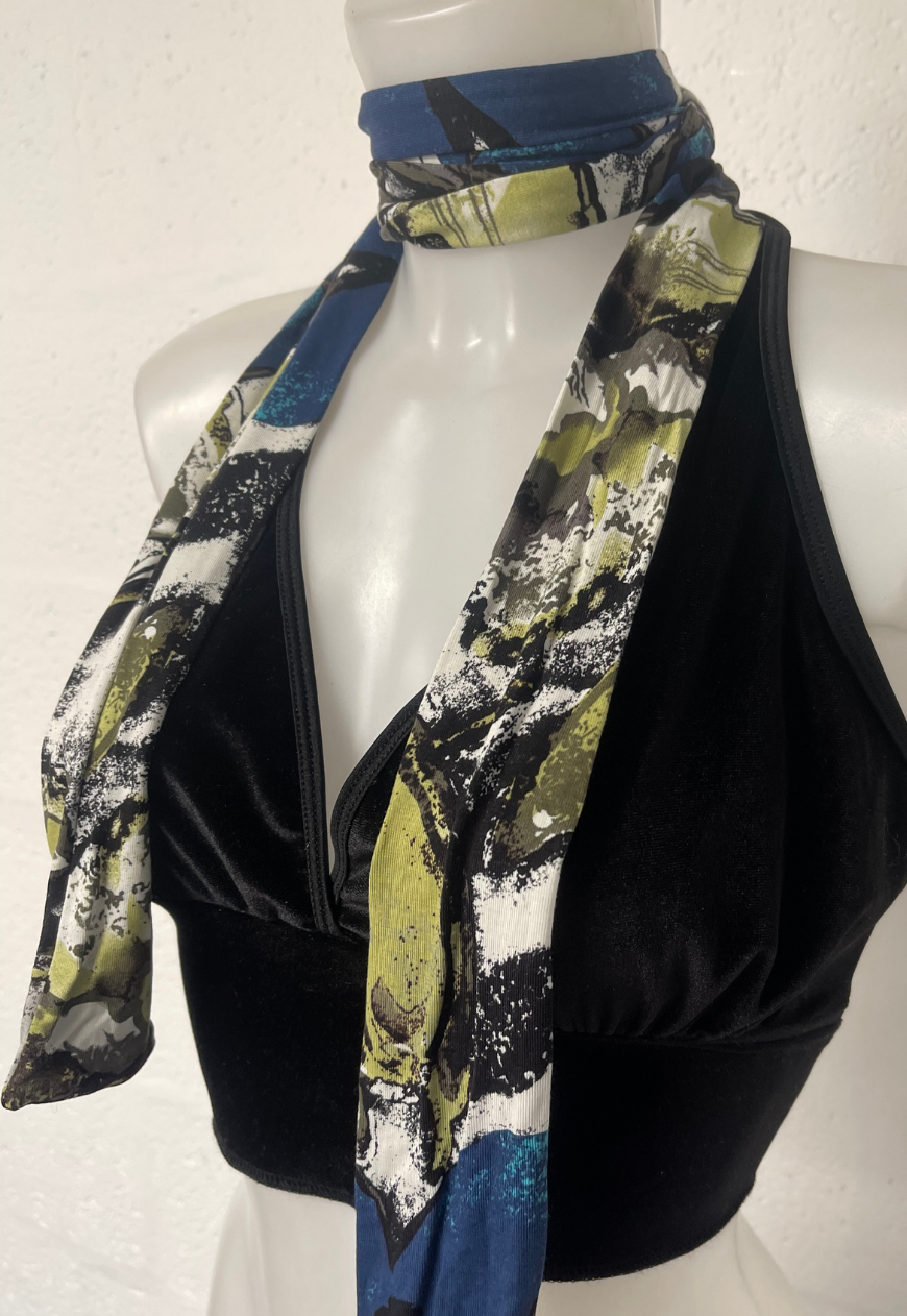 FLOWER PRINT SKINNY SCARF PACK