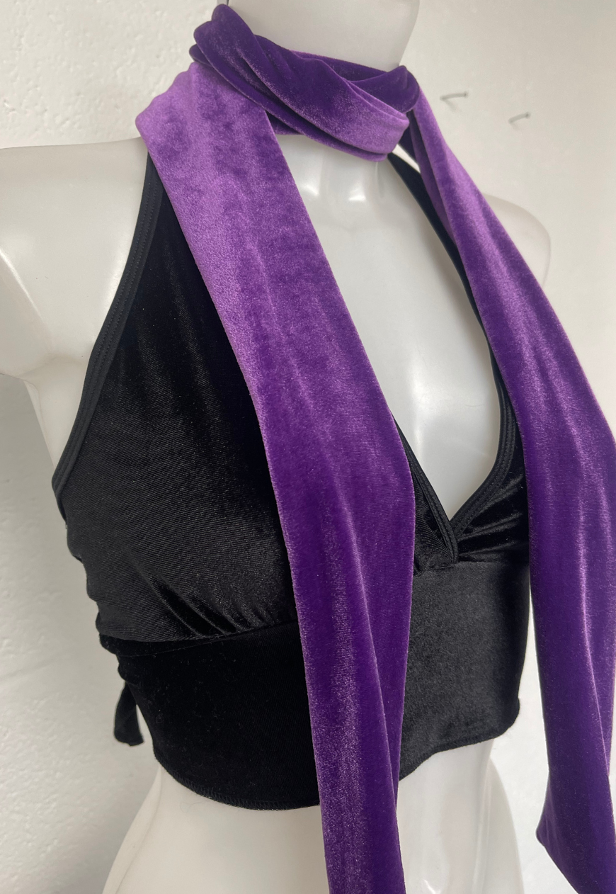 PURPLE SKINNY SCARF PACK