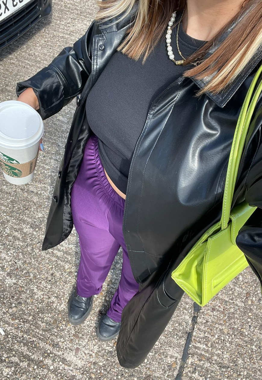 PURPLE SLINKY COMFORT CARGOS - XS HISSY FIT LTD