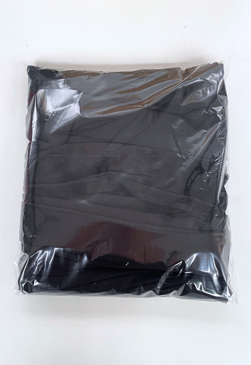 BLACK SKINNY SCARF PACK