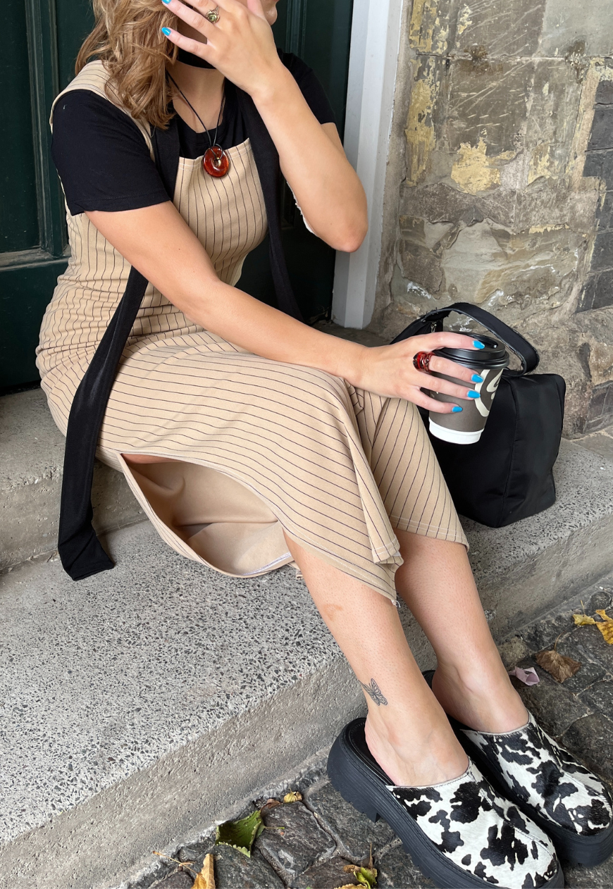 BLACK SLINKY SKINNY SCARF - Default Title HISSY FIT LTD