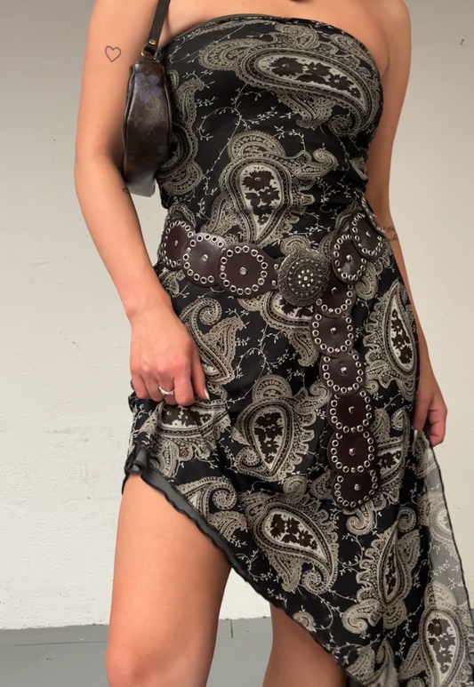 DEAD STOCK BROWN DISC BELT - Default Title HISSY FIT LTD