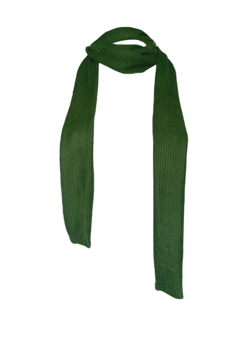 Thin green deals scarf
