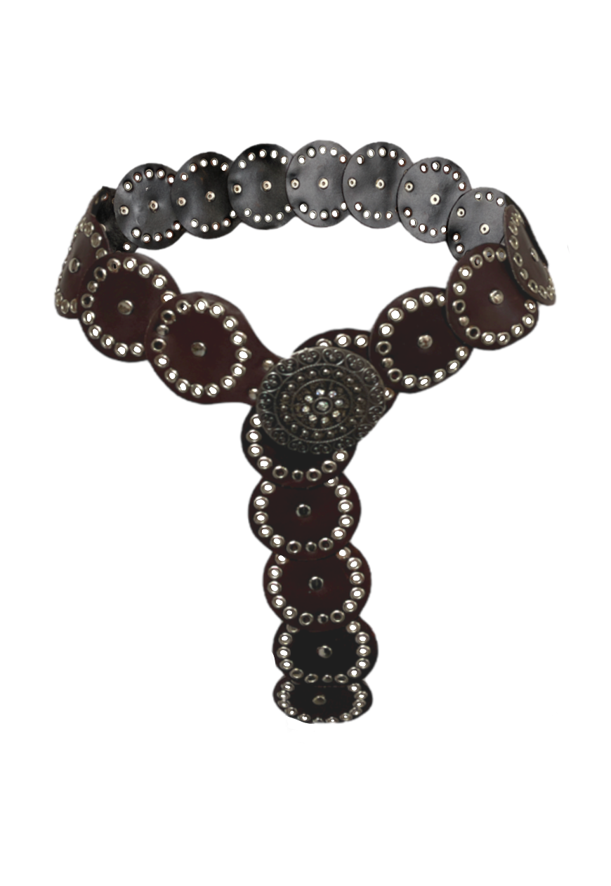 DEAD STOCK BROWN DISC BELT - Default Title HISSY FIT LTD