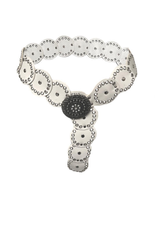 DEAD STOCK WHITE DISC BELT - Default Title HISSY FIT LTD