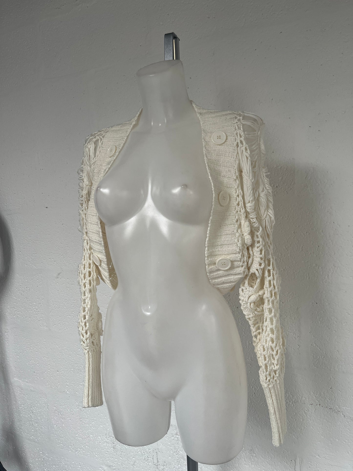 RECLAIMED CROCHET SHRUG - IMPERFECT