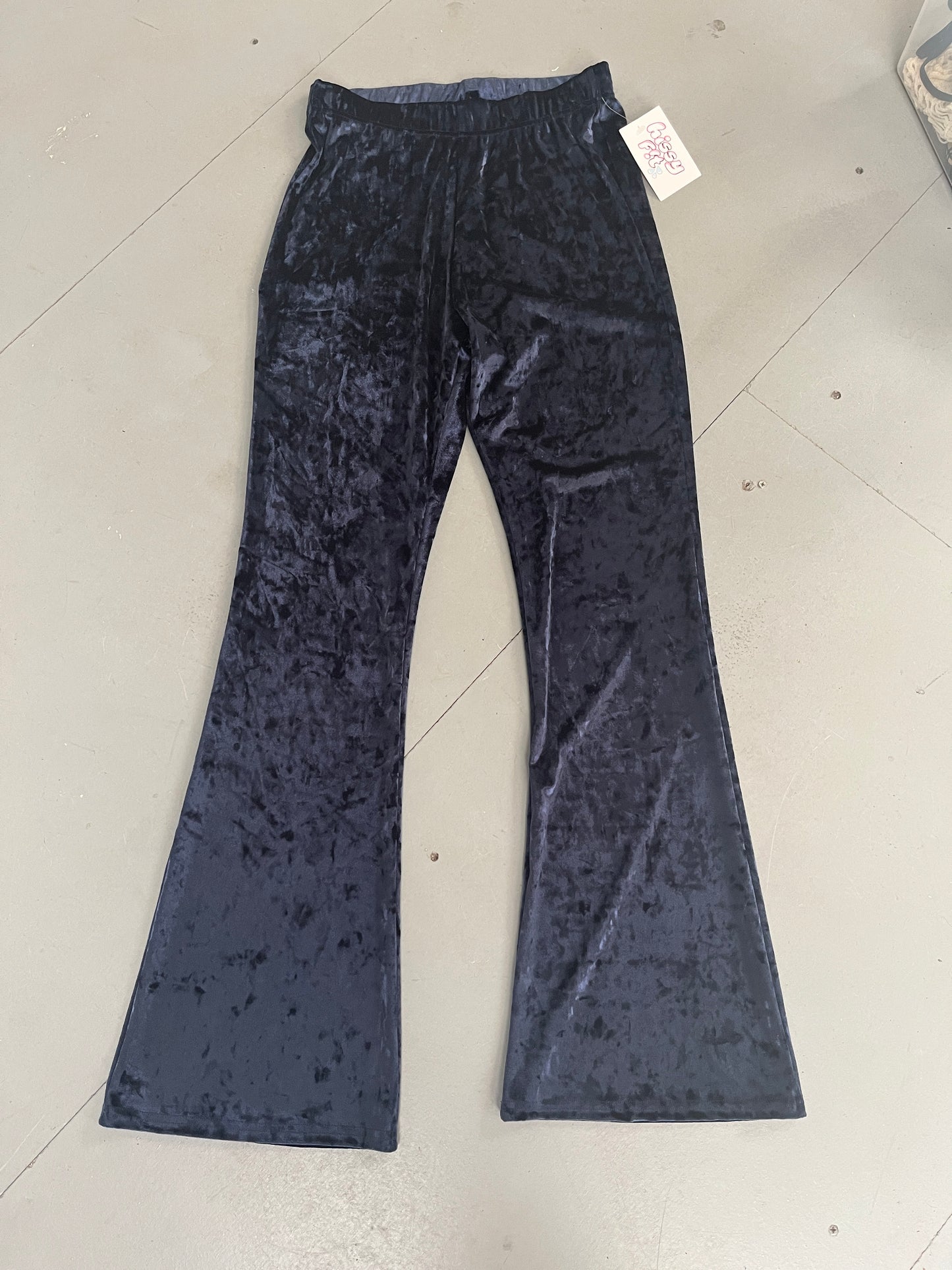 BLUE VELVET FLARES