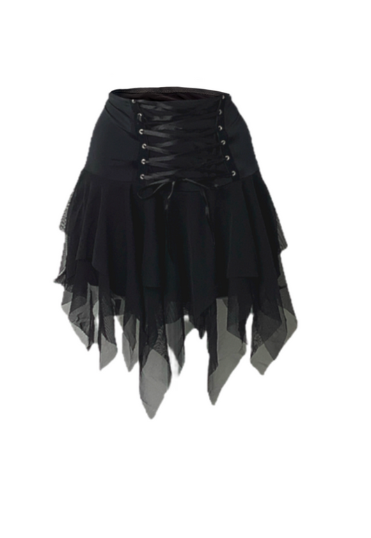 BLACK ANGEL CORSET SET - HISSY FIT LTD