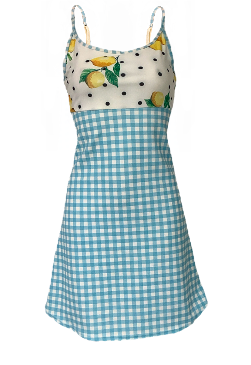 BLUE LEMON PICNIC DRESS - XXS HISSY FIT LTD