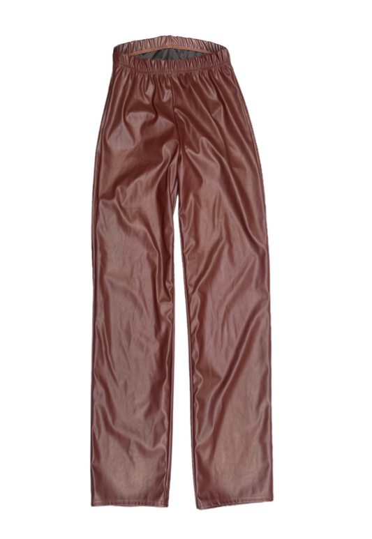 CHOCOLATE PU COMFORT CARGOS - 2XS HISSY FIT LTD