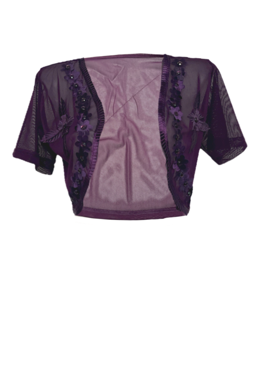 Purple lace sales bolero shrug