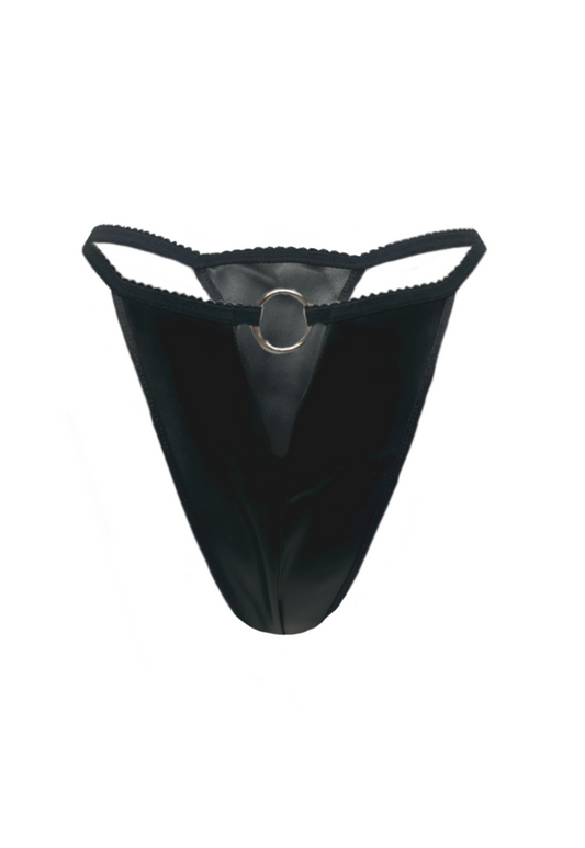 BADDIE PVC THONG - S (UK 6/8) HISSY FIT LTD