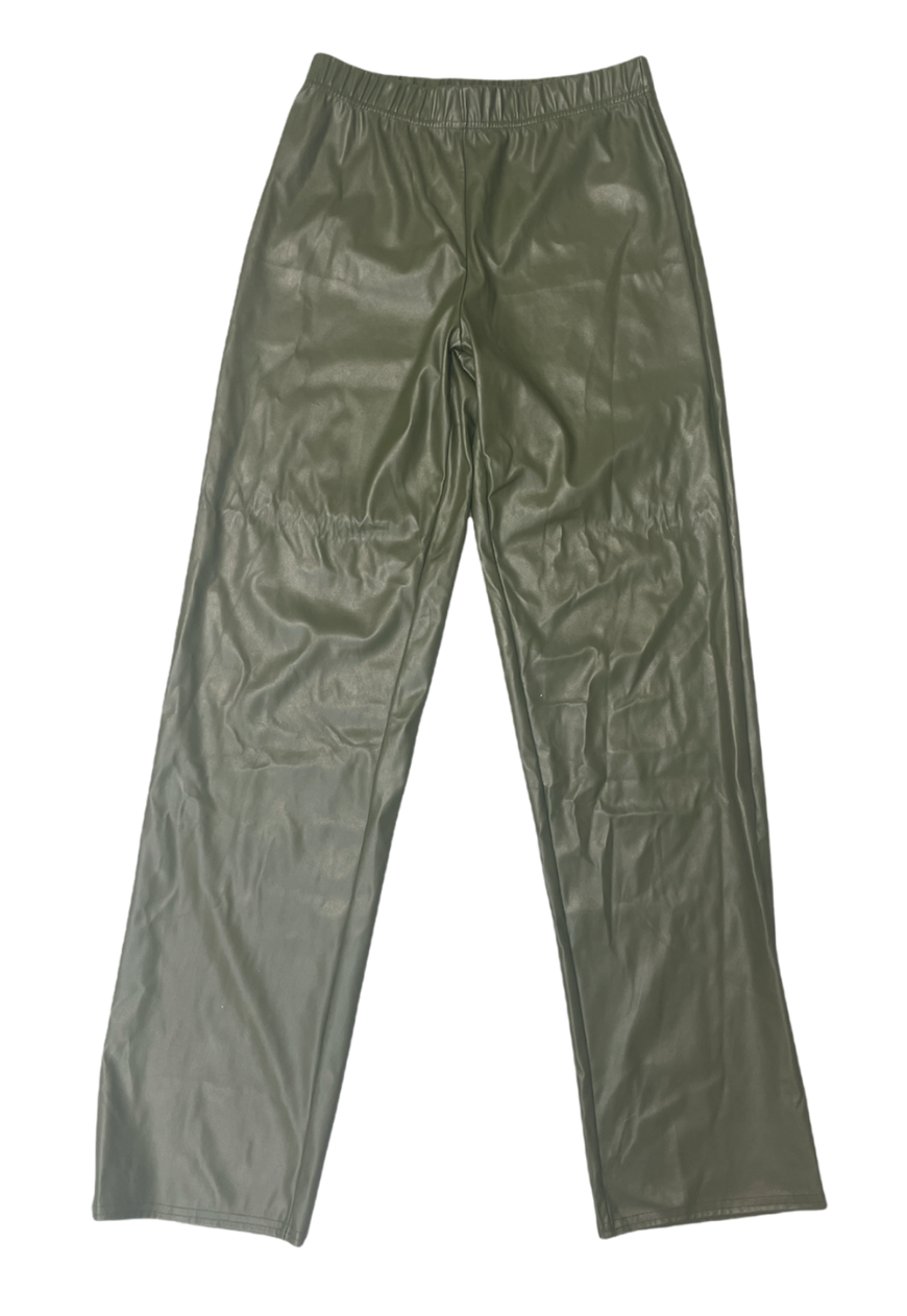 OLIVE PU COMFORT CARGOS - 2XS HISSY FIT LTD