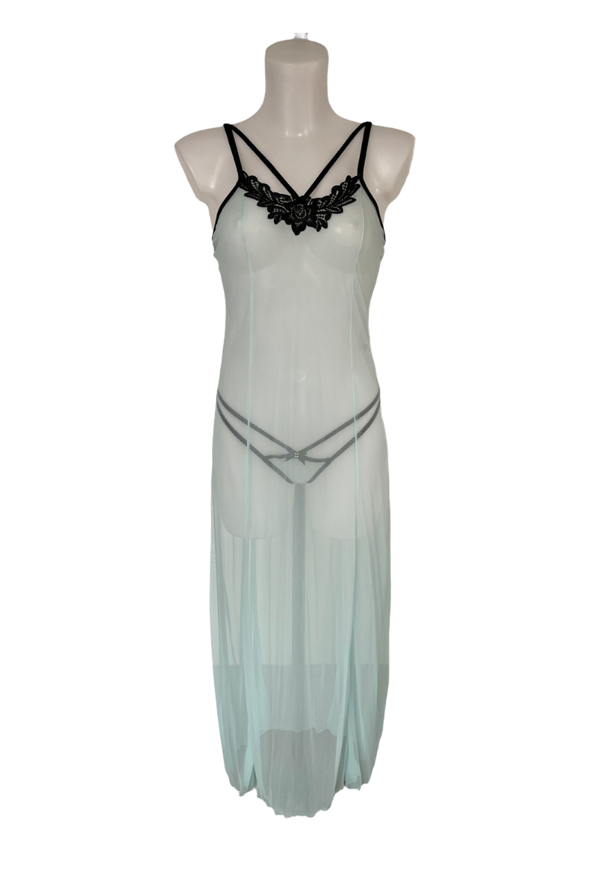 Baby blue deals nightgown