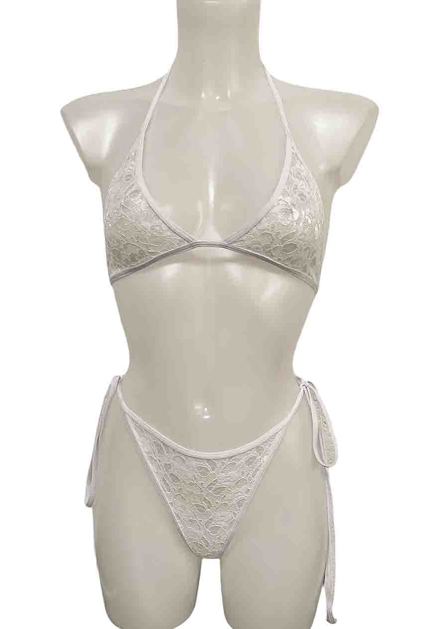 WHITE LACE BRA - XS HISSY FIT LTD