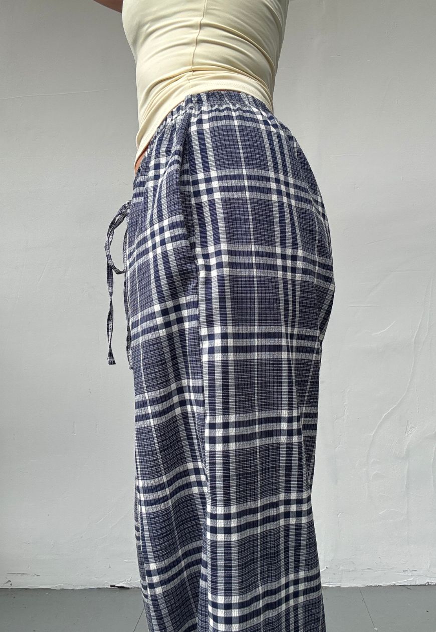 check summer trousers