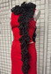 black big loopy scarf