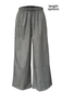 grey stripe wide leg trousers
