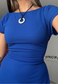 MULTIWAY LUNA CAP SLEEVE CINCH MAXI DRESS - S HISSY FIT LTD