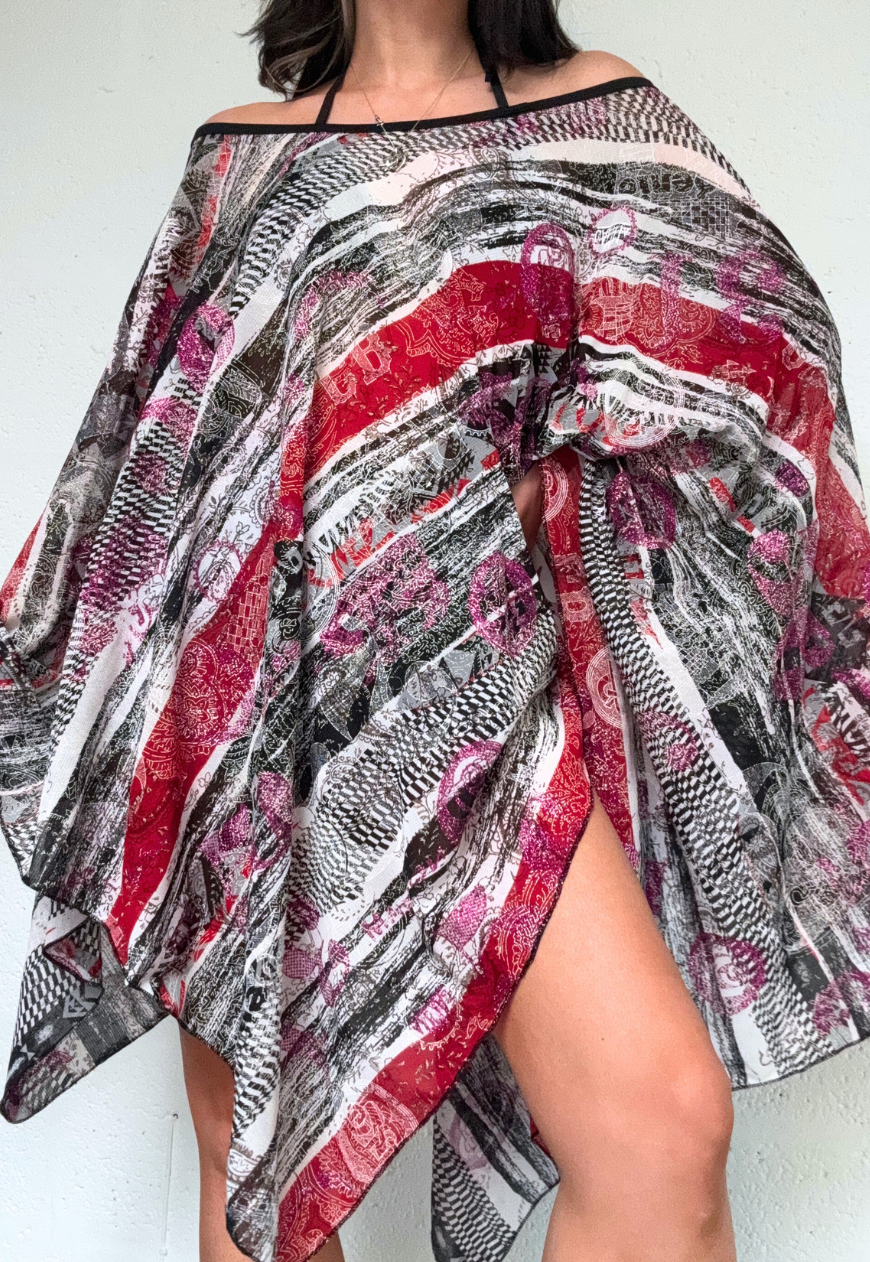 newspaper glitter poncho *launching 16.07.26 18:00BST*