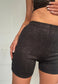 archive gold shimmer shorts