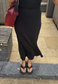 eclipse multiway cap sleeve cinch maxi dress