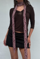 pink indian mango skinny scarf