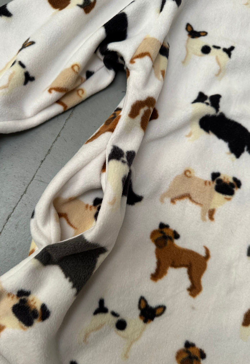 DOG PRINT FLEECE