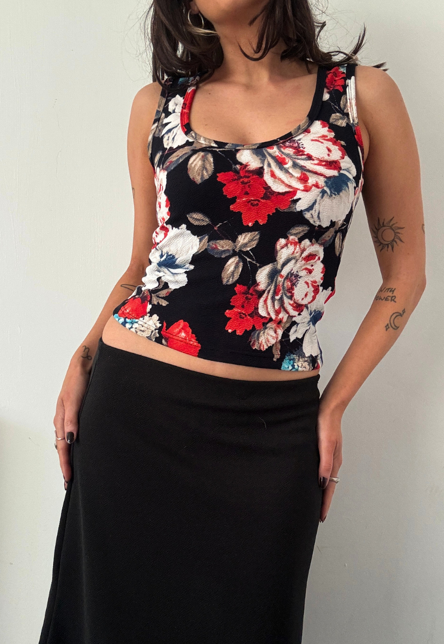 dark floral multiway v top *coming soon*