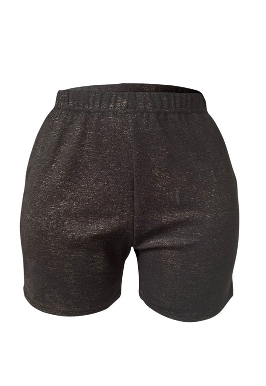archive gold shimmer shorts