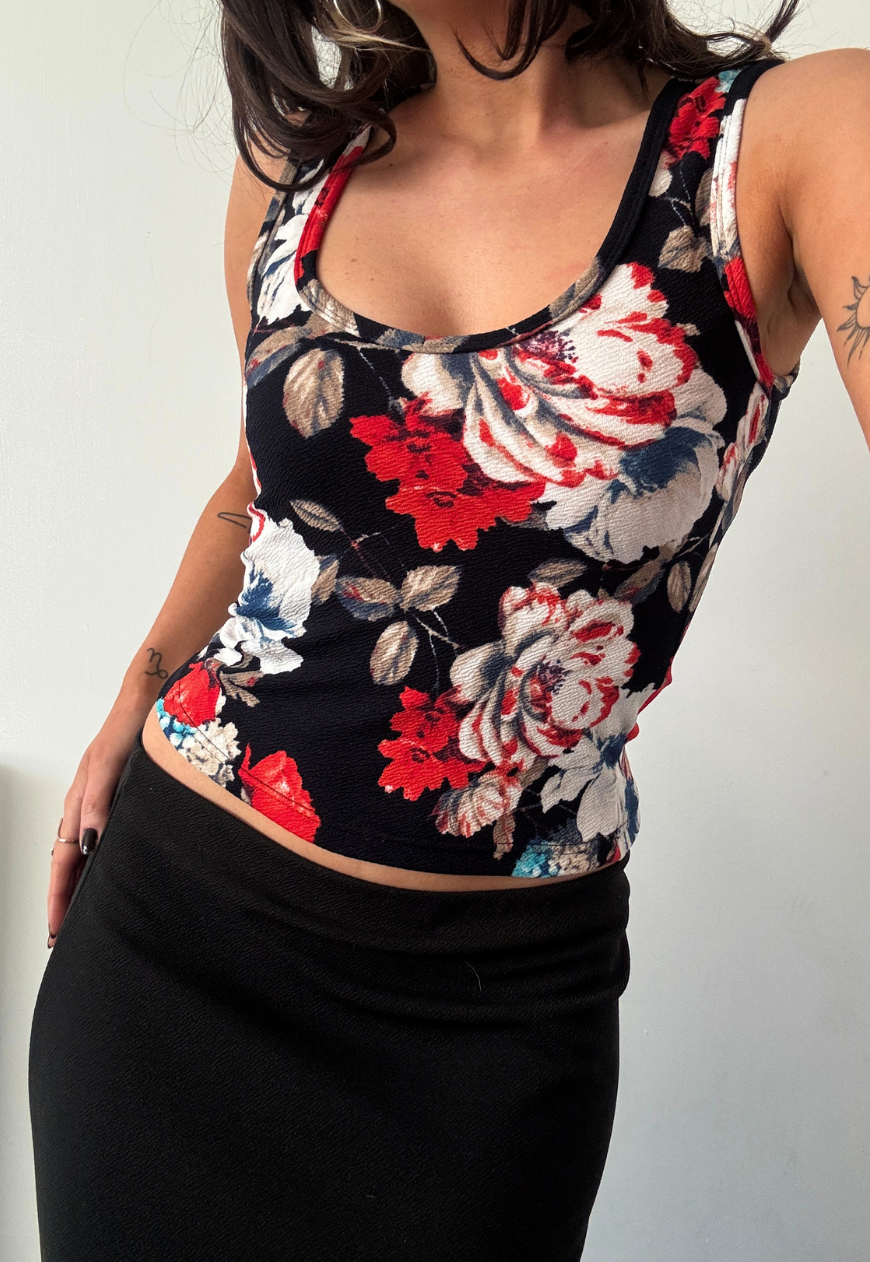 dark floral multiway v top *coming soon*