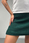 emerald hissy knit mini skirt