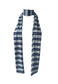blue stripe skinny scarf