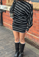 STRIPE SLOUCH DRESS