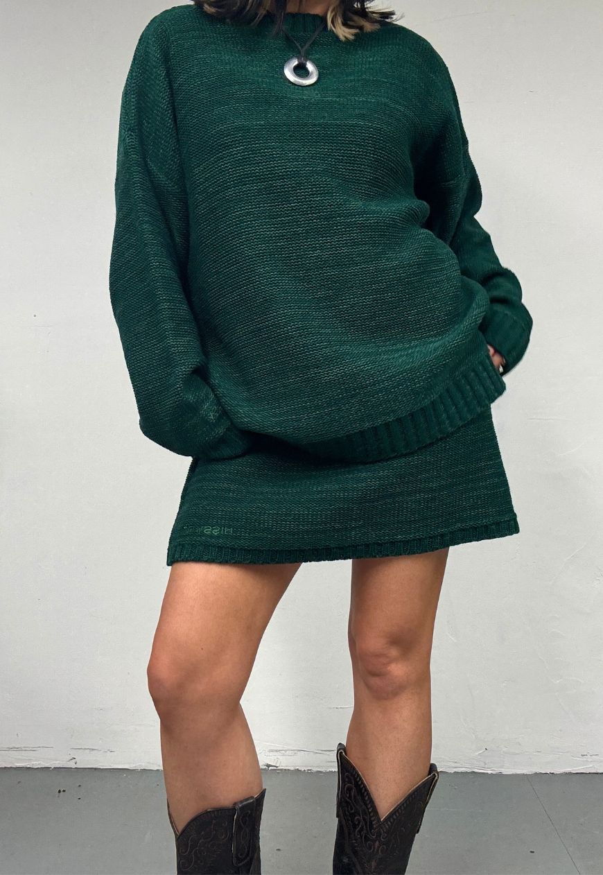 emerald hissy knit jumper